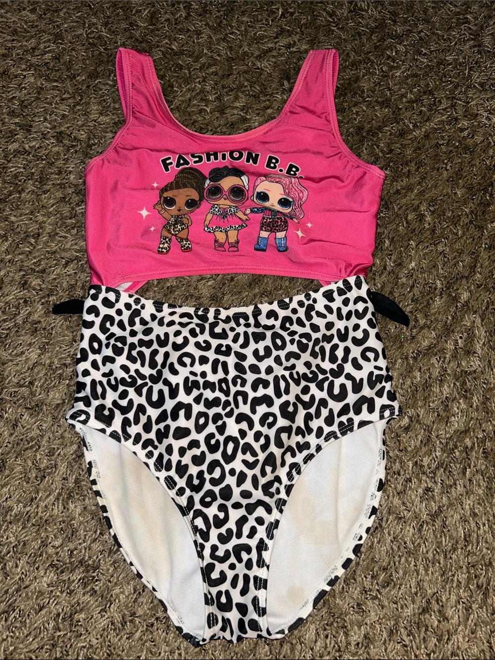 L.O.L Surprise! One piece bathing suit with cut outs "Fashion B.B."